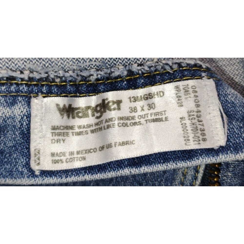 Wrangler George Strait Cowboy Cut Stacked Jeans 13MGSHD 38X30 Excellent Cond. - Picture 11 of 13